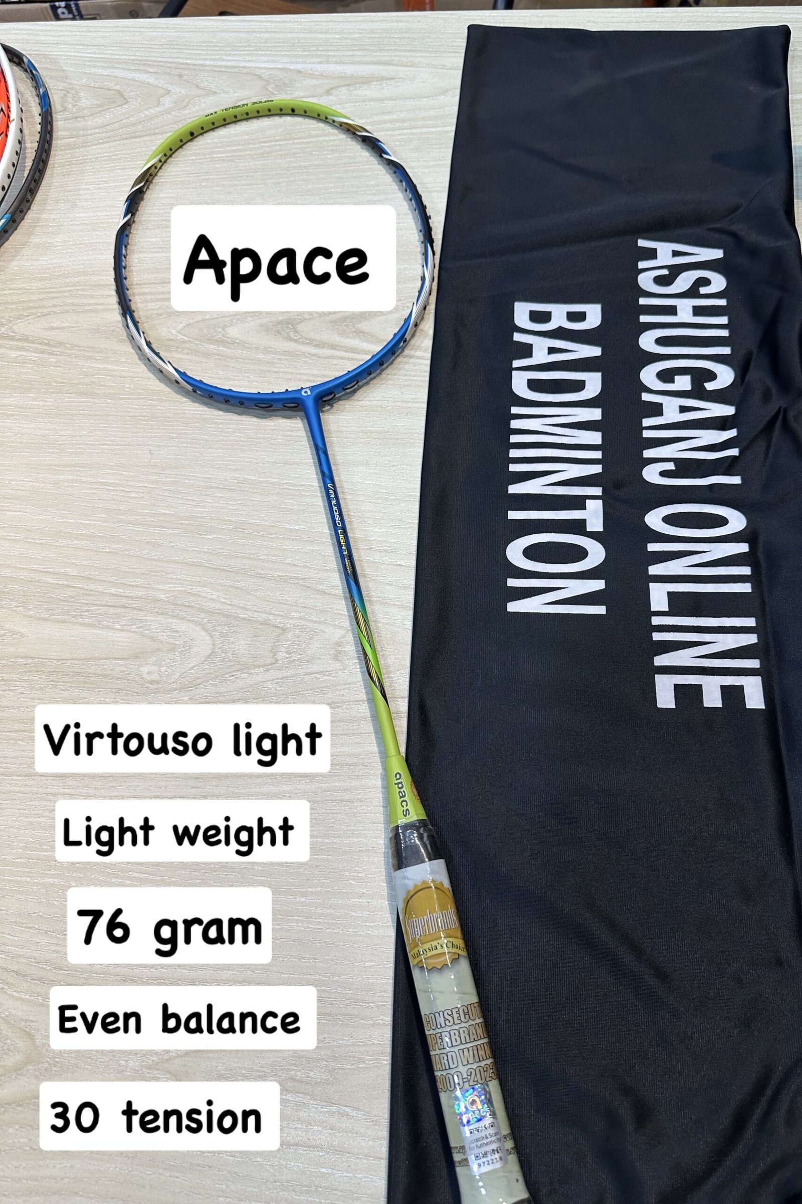 Apacs Virtuoso Light Badminton Racket