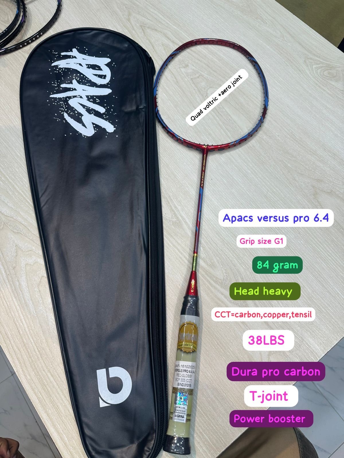 APACS VERSUS PRO 6.4 BADMINTON RACKET PRICE IN BANGLADESH | ORIGINAL