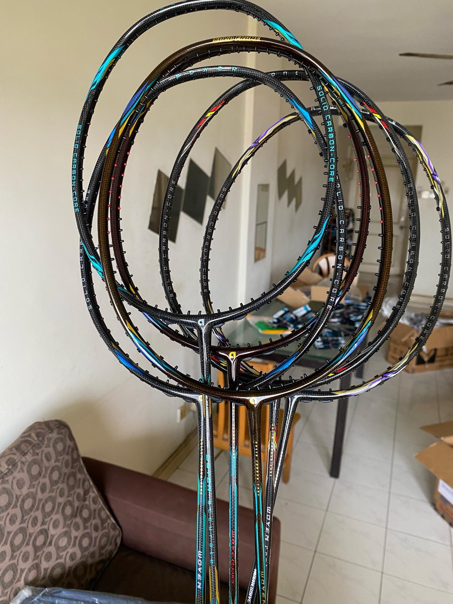 APACS WOVEN GOLD BADMINTON RACKET (5U-G1) PRICE IN BANGLADESH | ORIGINAL