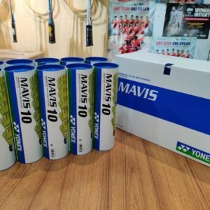 Yonex Mavis 10 Nylon Badminton Shuttlecock (6 Pcs) | Original Yonex Plastic Shuttle | Made in Japan | Ashuganj Online Badminton