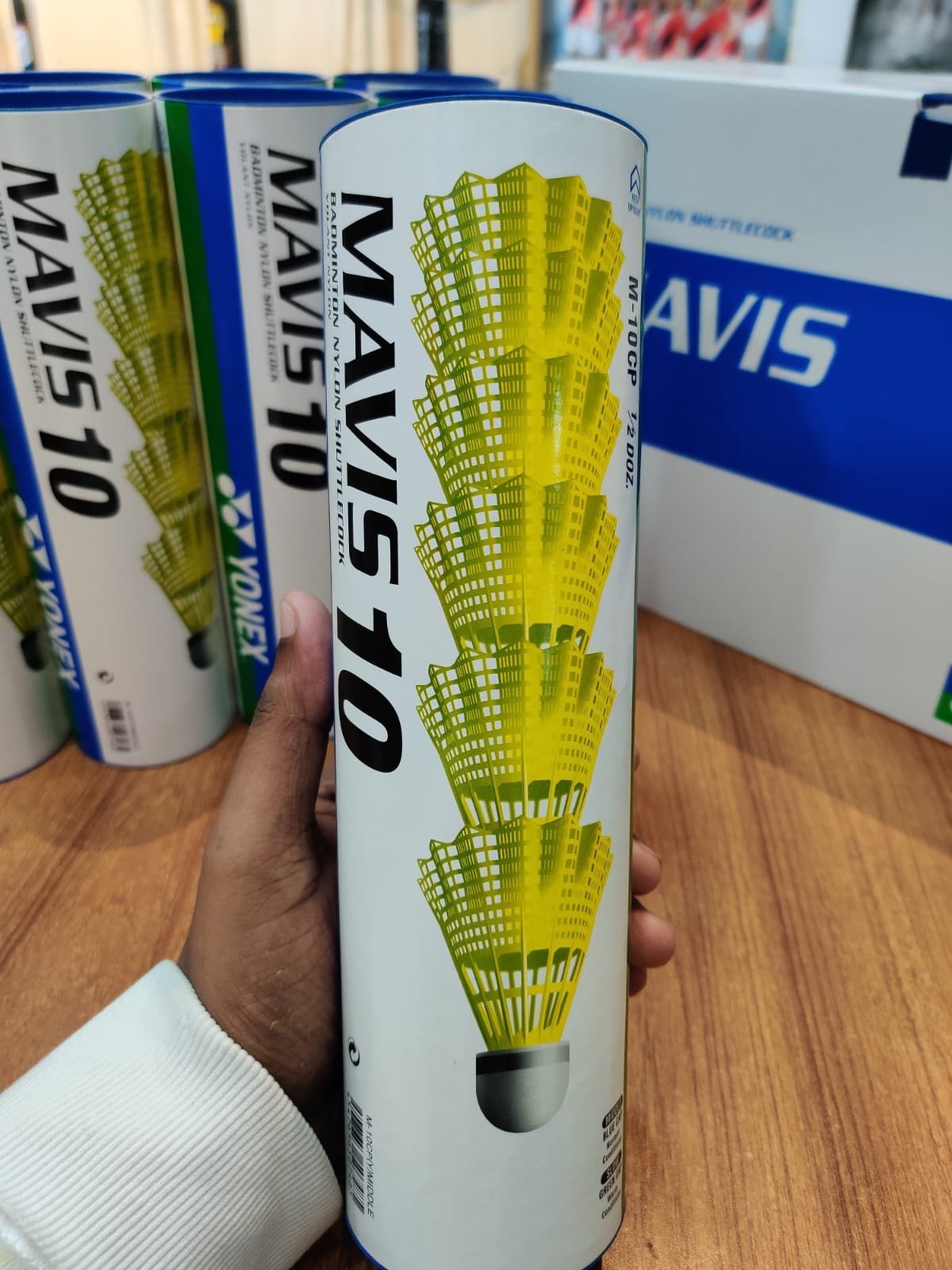 Yonex Mavis 10 Nylon Badminton Shuttlecock (6 Pcs) | Original Yonex Plastic Shuttle | Made in Japan | Ashuganj Online Badminton
