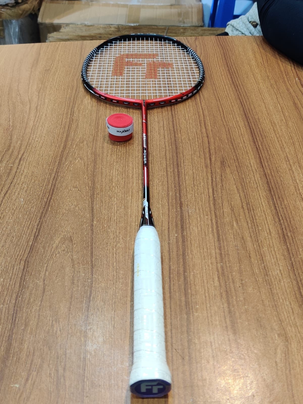 FELET TJ 1000 POWER RED BADMINTON RACKET (4U-G1) 82 GRAM| BEST BADMINTON RACKET IN BANGLADESH