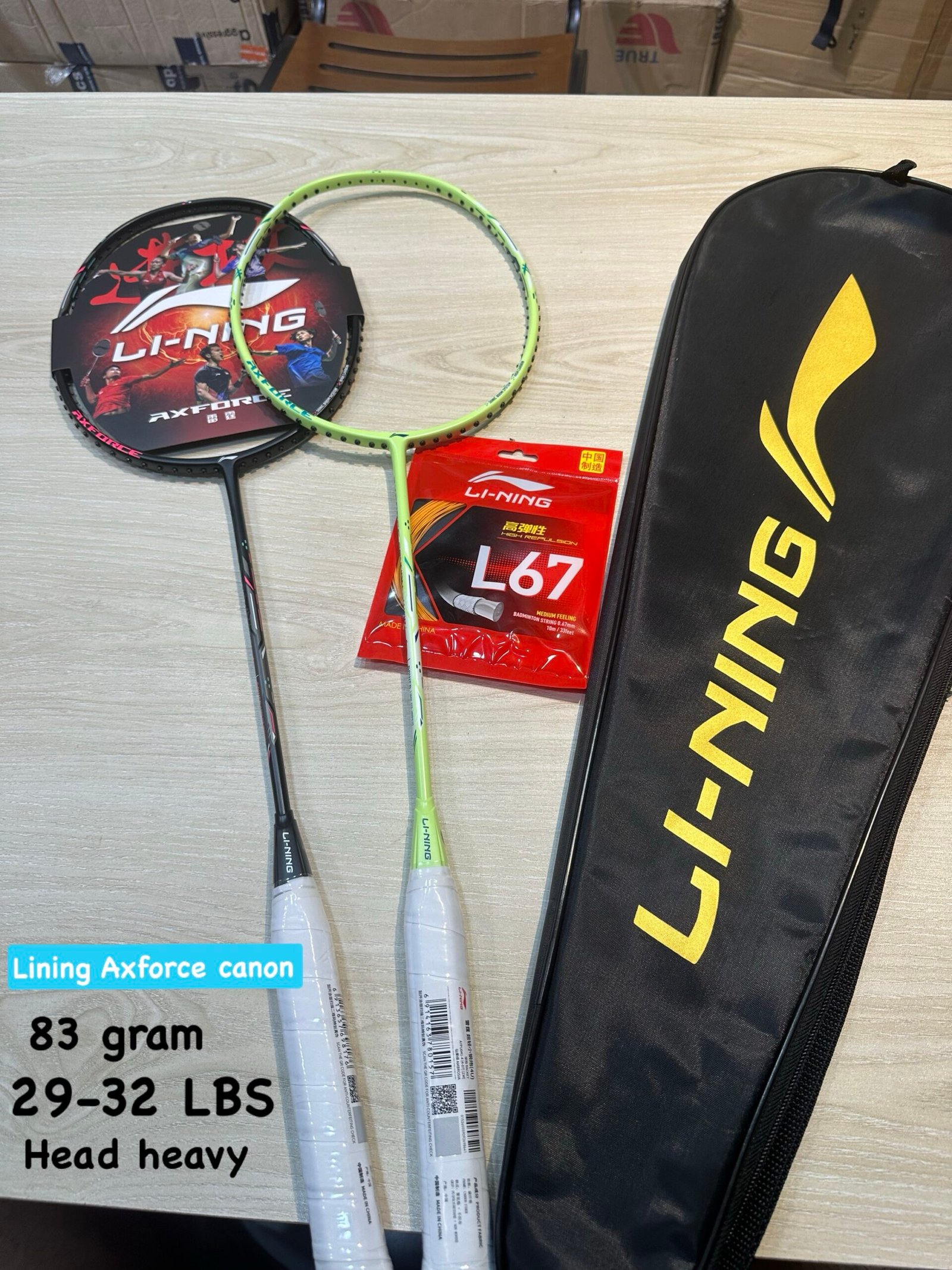 LI-NING AXFORCE CANNON BADMINTON RACKET 4u,G5 BEST PRICE IN BANGLADESH