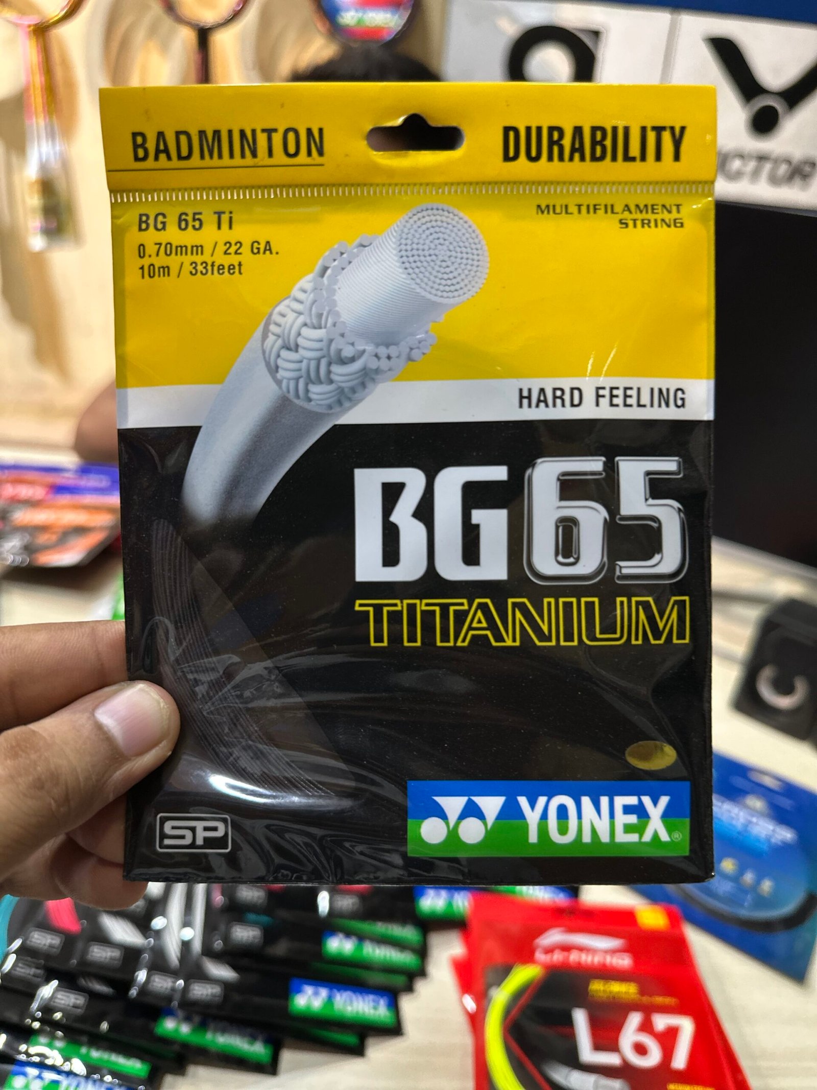Yonex BG65 Titanium Badminton String Price in Bangladesh | Original