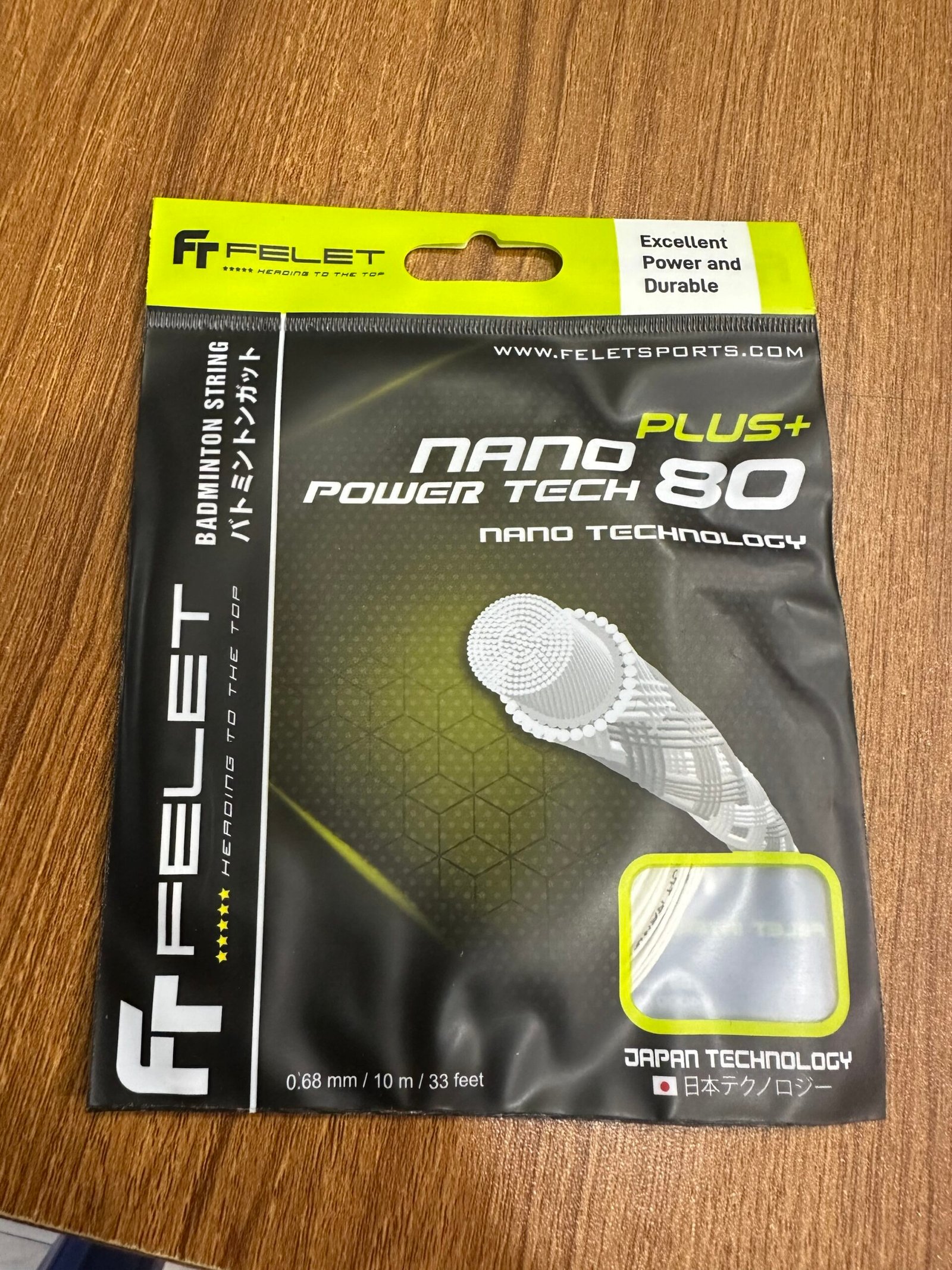 FELET NANO 80 BADMINTON STRING – HIGH REPULSION & DURABLE PERFOMANCE | BEST PRICE IN BANGLADESH
