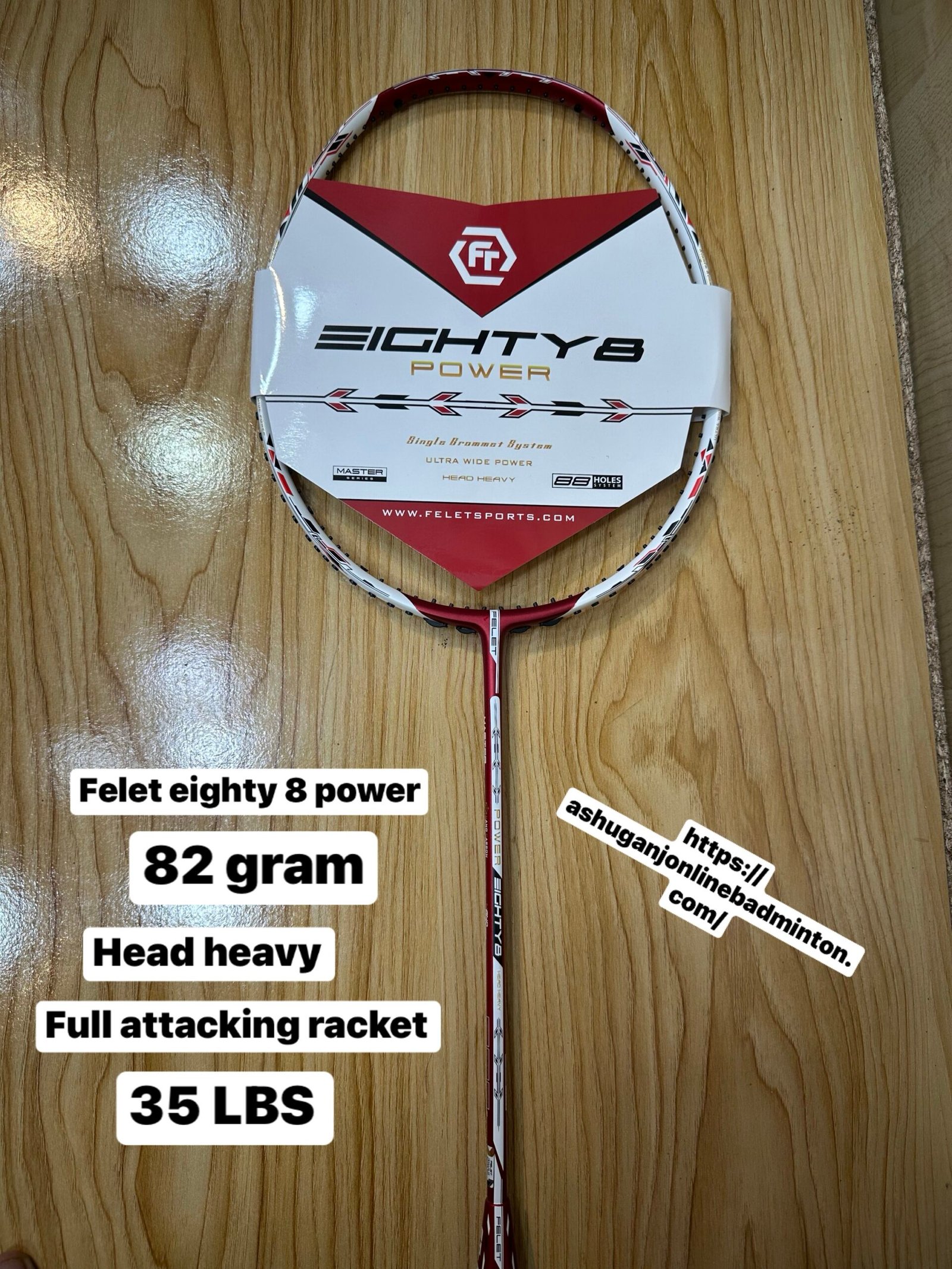 FELET EIGHTY 8 POWER BADMINTON RACKET PRICE IN BANGLADESH | ORIGINAL