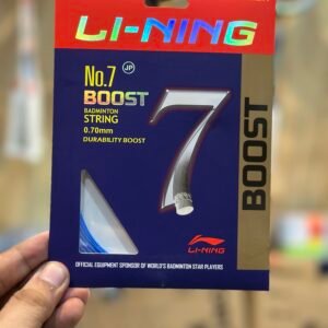LI-NING NO.7 BOOST BADMINTON STRING– HIGH REPULSION, EXCELLENT CONTROL & DURABLE PERFOMANCE | BEST PRICE IN BANGLADESH