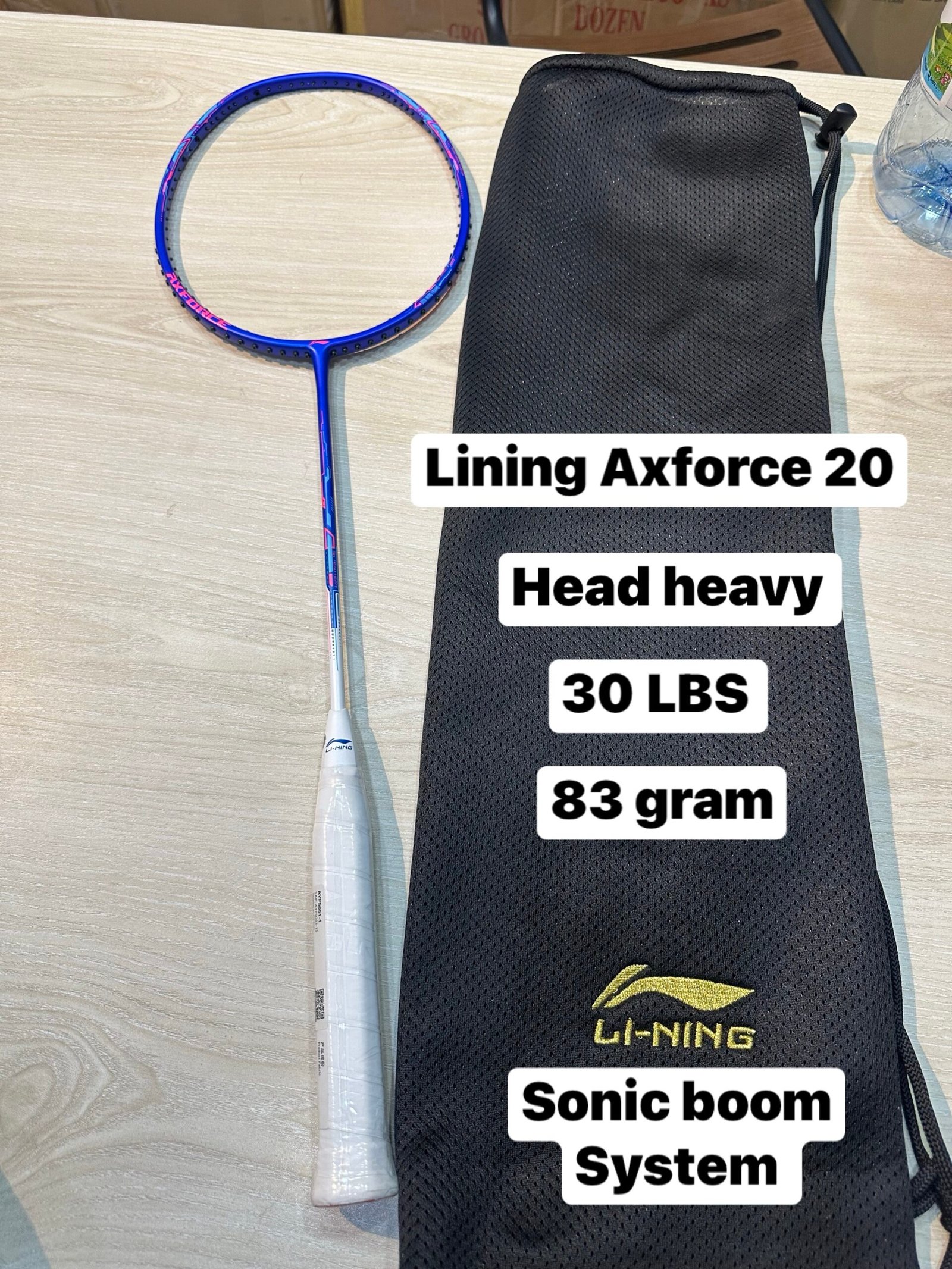 LI-NING AXFORCE 20 BADMINTON RACKET – LIGHTWEIGHT, POWERFUL SMASH & FAST SPEED | BEST PRICE IN BANGLADESH