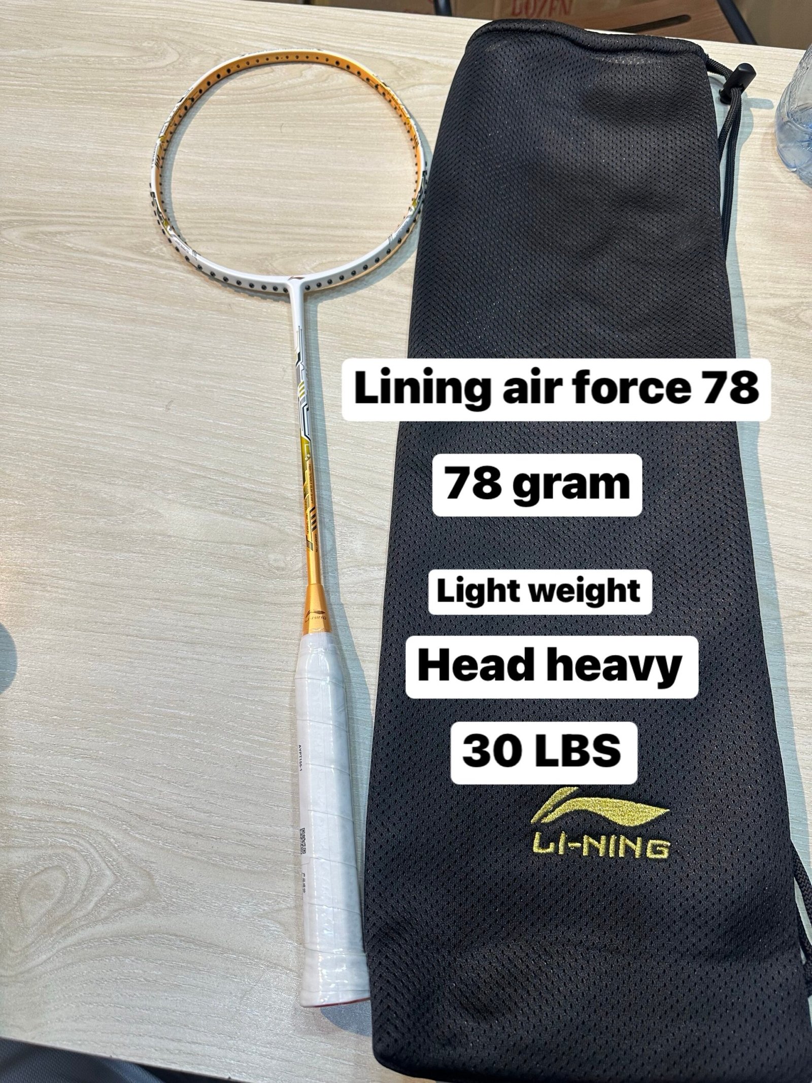 Li-Ning AIR FORCE 79 G3 BADMINTON RACKET