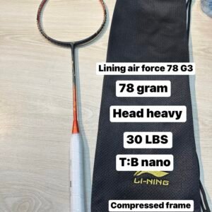 LI-NING AIR  FORCE 78 BADMINTON RACKET – LINGHTWEGHT, FAST SWING & POWERFUL PERFOMANCE | BEST PRICE IN BANGLADESH