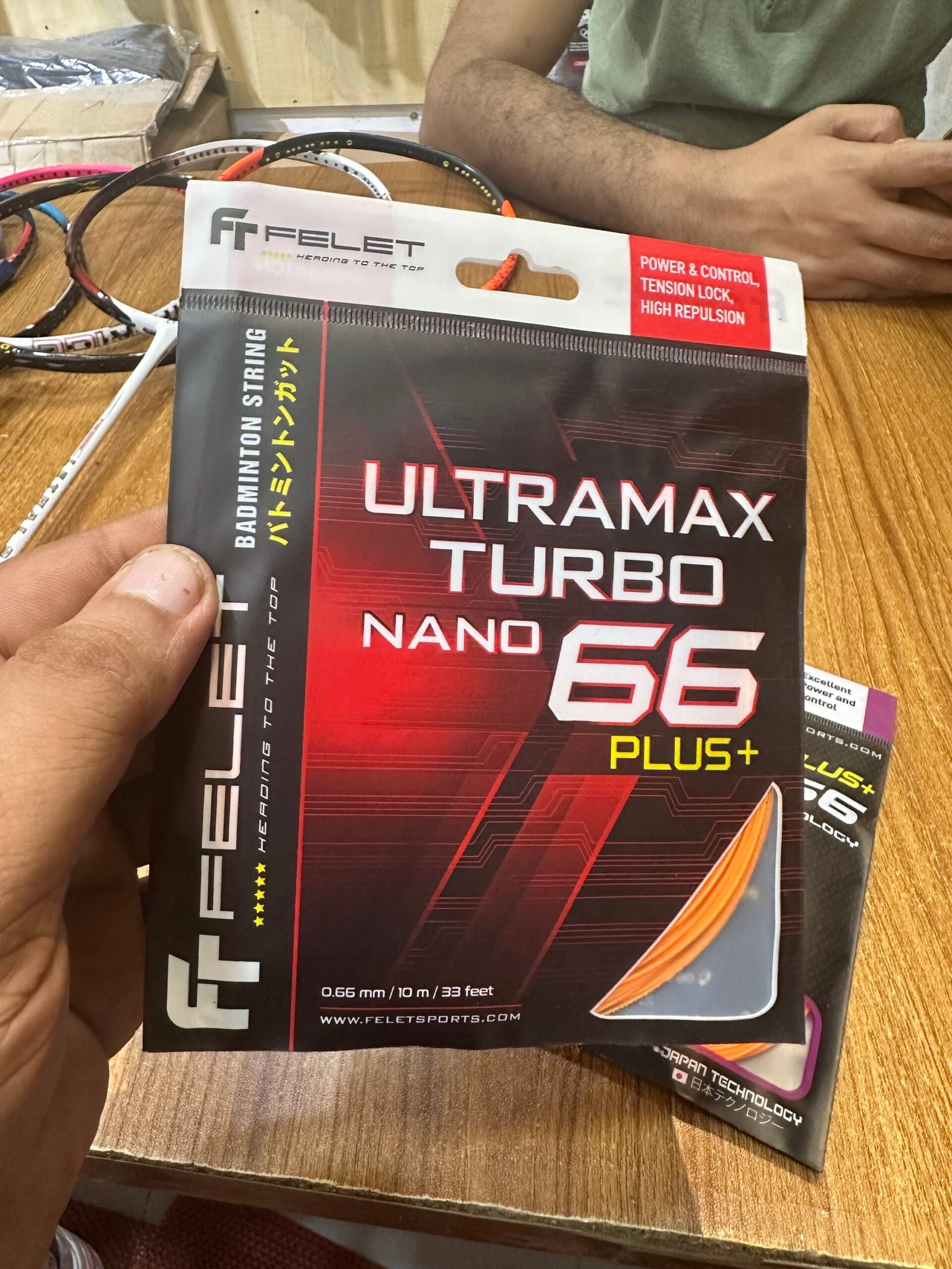 FELET TURBO 66 BADMINTON STRING – HIGH REPULSION, EXCELENT CONTROL & DURABLE PERFOMANCE | BEST PRICE IN  BANGLADESH