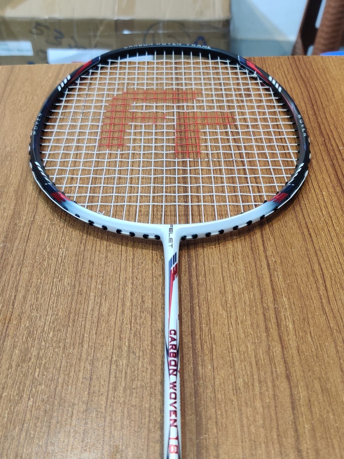FELET CARBON WOVEN 18 BADMINTON RACQUET (100% ORIGINAL)