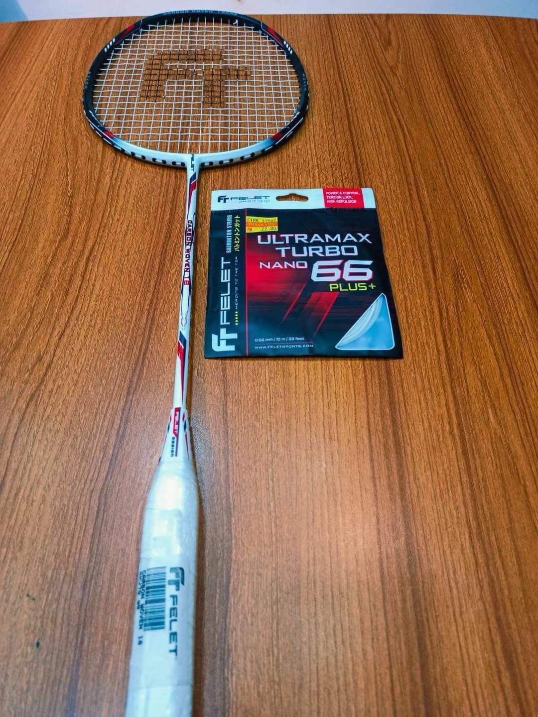 FELET CARBON WOVEN 18 BADMINTON RACQUET (100% ORIGINAL)