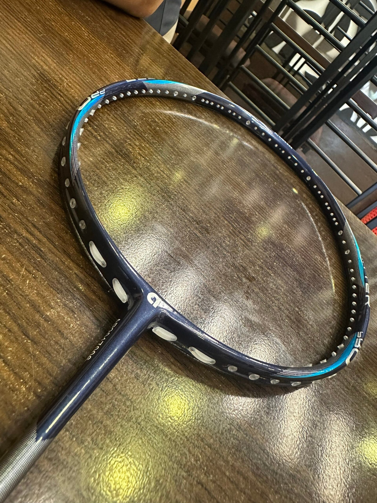 APACS HARD HITTER PRO 6.4 NAVY BLUE BADMINTON RACKET (4U) ORIGINAL