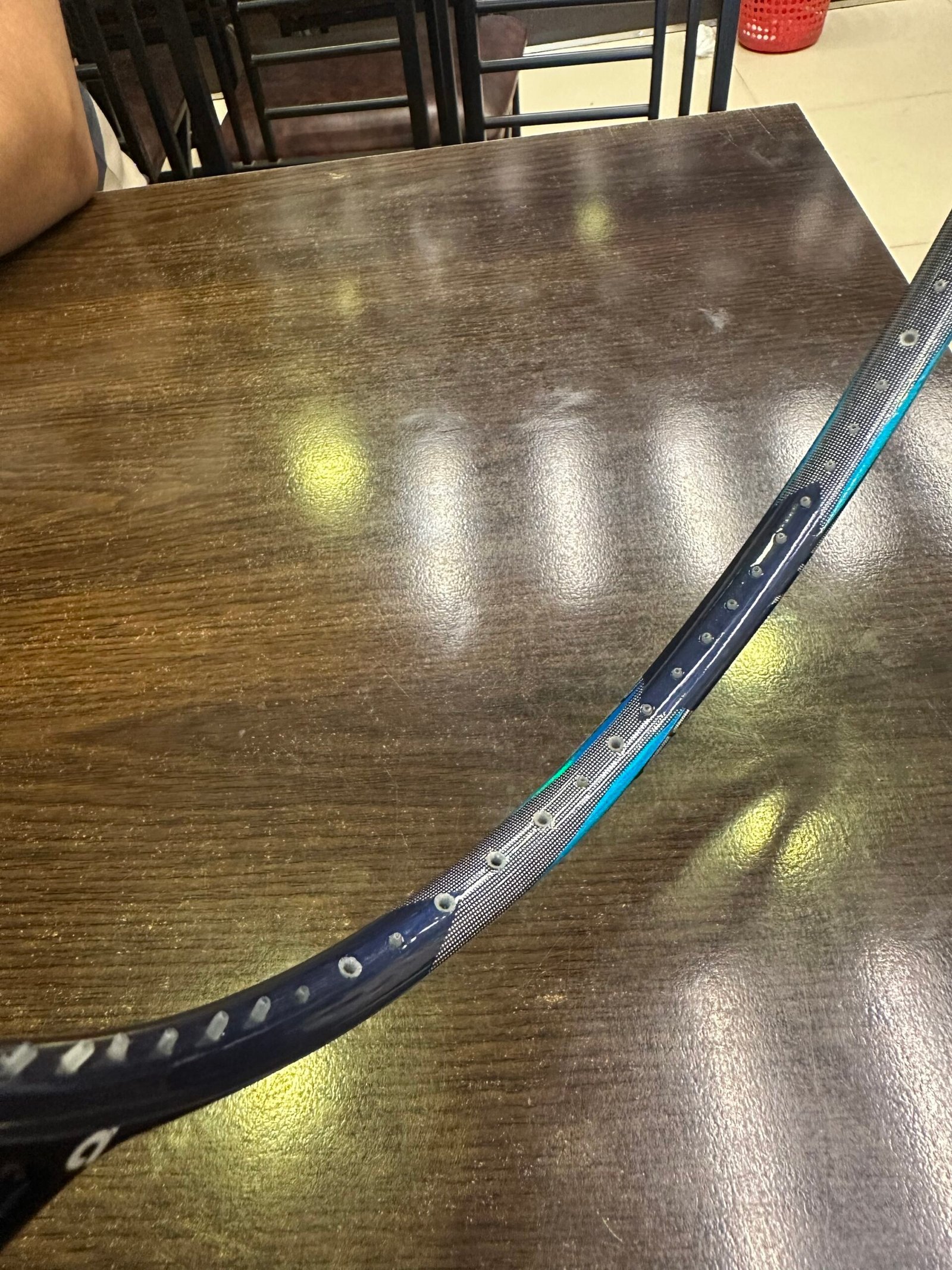 APACS HARD HITTER PRO 6.4 NAVY BLUE BADMINTON RACKET (4U) ORIGINAL