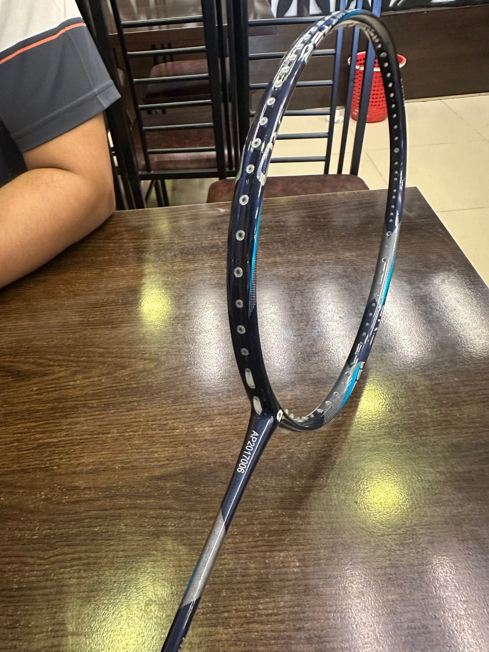 APACS HARD HITTER PRO 6.4 NAVY BLUE BADMINTON RACKET (4U) ORIGINAL