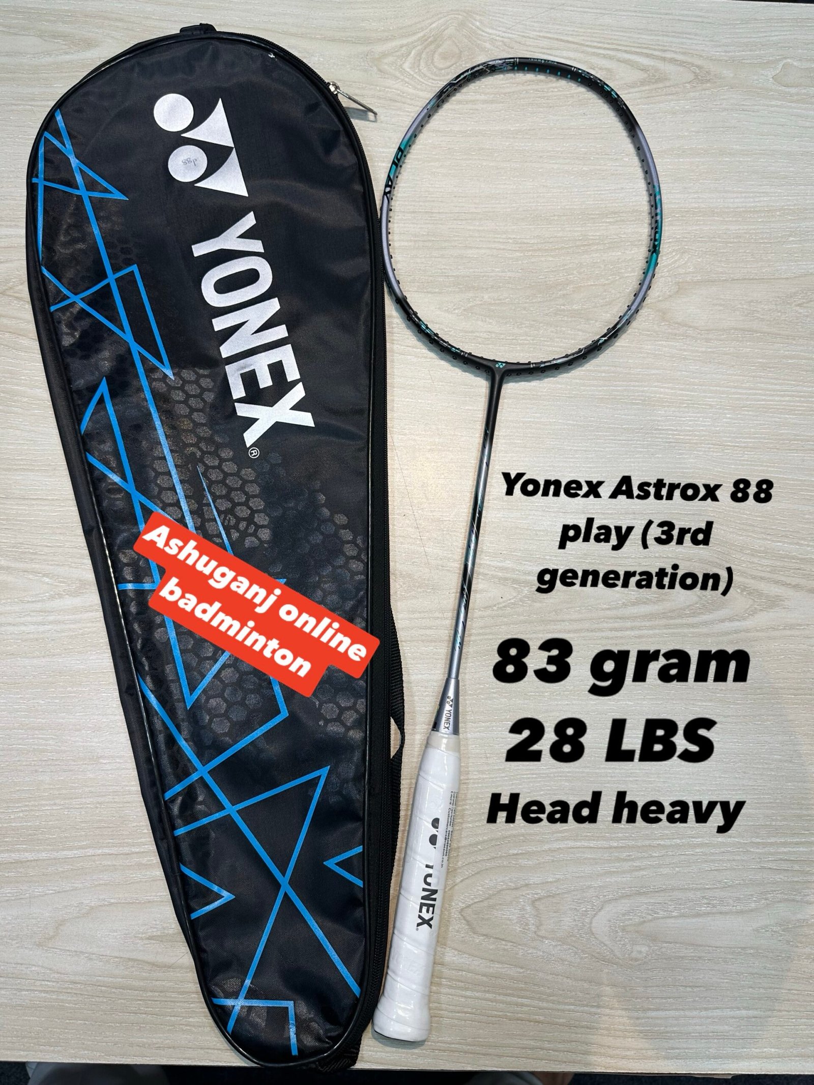 YONEX ASTROX 88 PLAY (3RD GENERATION) 4U. ORIGINAL RACKET