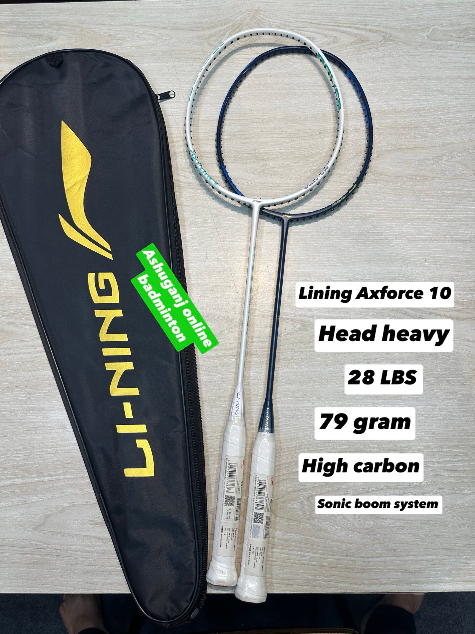 Li-Ning AXForce 10 White & Nevy blue .ORIGINAL